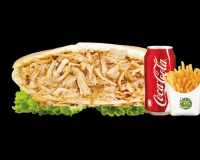 Menu Kebab +frites+boisson 33cl