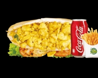 Menu Chicken Curry avc frites + boisson 33cl